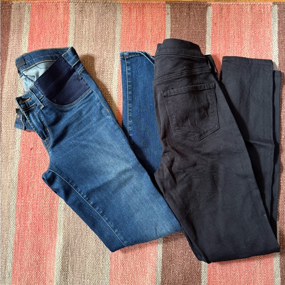 J Brand maternity Jeans pair